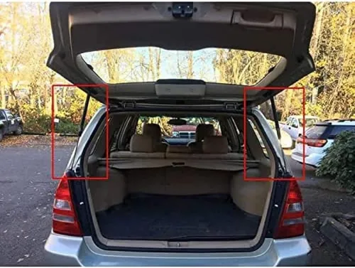 Miniatura 5 de Amortiguadores de gas para maletero trasero de automóvil para Nissan X-Trail T30 2001-2006, color negro, soporte de elevación de suspensión, fuerza