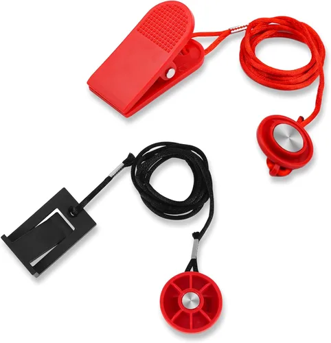 Miniatura 10 de NQEUEPN 2pcs Universal Treadmill Magnet Safety Key, Emergency Stop Lock Magnetic Safety Switch Replacement for Most Running Machines