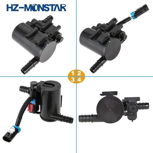 Miniatura 6 de Ensamble de Válvula Solenoide de Ventilación de Recipiente de Evaporación Compatible con Chevy Silverado GMC Sierra 1500 2500 3500 HD Classic