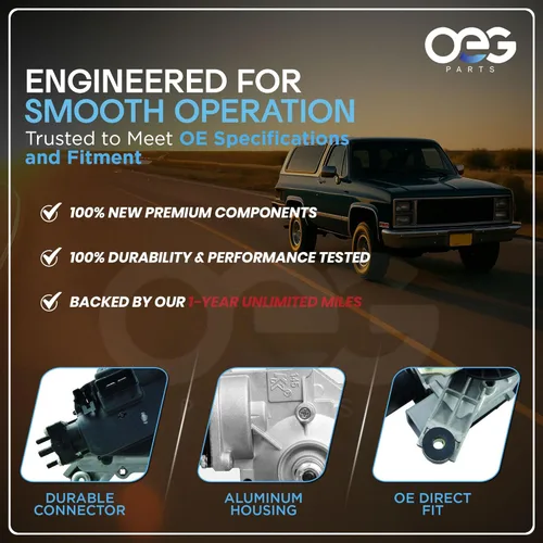 Miniatura 6 de Motor de Limpiaparabrisas OEG Parts Nuevo Compatible con Dodge Ram 1500/Ram 2500/Ram 3500/4000 2000-2002 55076549AG, 55076549AH, WPM3024, 55076549AF