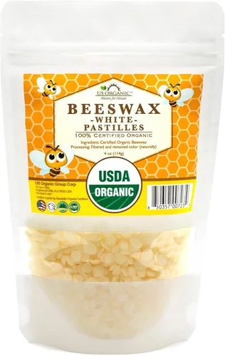 Miniatura 8 de US Organic. Pastillas de cera de abeja orgánica, de calidad Premium, 100% certificado por la USDA ideal para proyectos