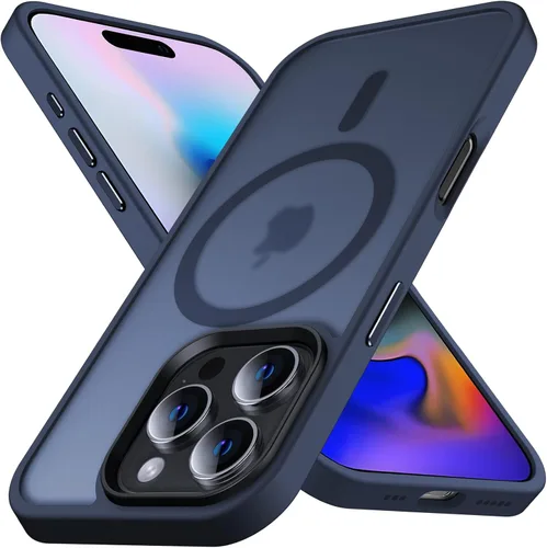 Miniatura 21 de Anqrp Funda magnética a prueba de golpes para iPhone 11, [compatible con MagSafe] [probada contra caídas de grado militar] Funda delgada de silicona
