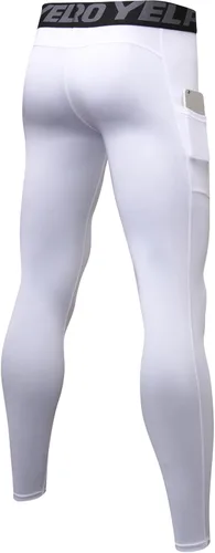 Miniatura 55 de SPVISE Pantalones de compresión para hombre, leggings para deportes, gimnasio, mallas atléticas frescas y secas, capa base para correr, fútbol