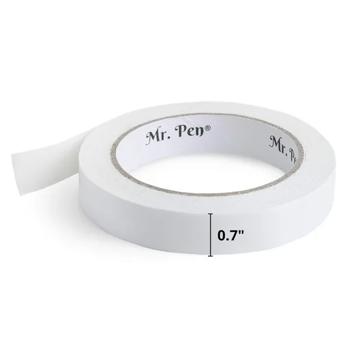 Miniatura 2 de Mr. Pen Cinta adhesiva de doble cara para alfombra, 0.7 pulgadas x 10.9 yardas, agarre de alfombra, tapón antideslizante para suelos de madera