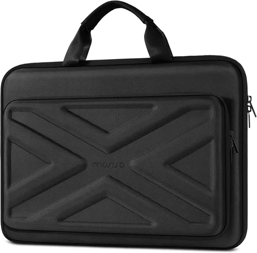 MOSISO Funda rígida para portátil de 15.6-16 pulgadas, funda protectora para portátil de 15 pulgadas a prueba de golpes y agua, carcasa dura