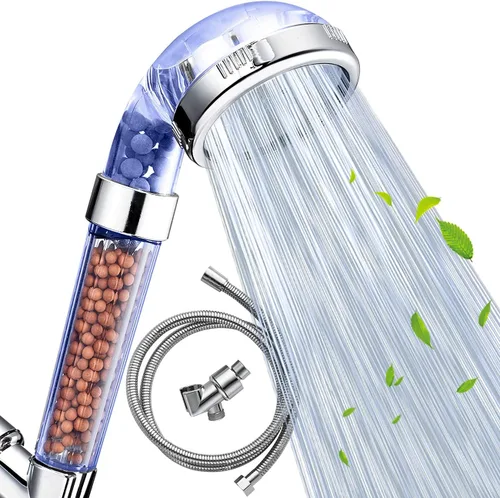 Miniatura 11 de NOSAME Cabezal de ducha, filtro de filtración de alta presión, ahorro de agua, 3 modos de función, pulverizador, cabezales de ducha de mano