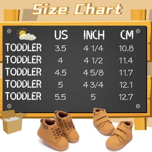 Miniatura 6 de Casazoe Botas casuales de cuero para niños y niñas, zapatos de vestir para exteriores, con cordones, suela de textura antideslizante, mocasines
