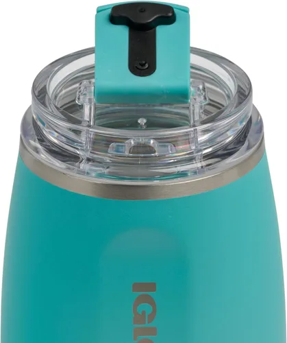 Miniatura 3 de Igloo Vaso de vino de 10 onzas Vasos de acero inoxidable Verde azulado laguna