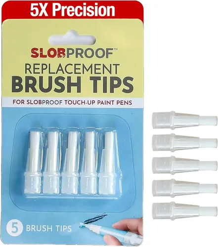 Miniatura 11 de Slobproof Bolígrafo de pintura de retoque recargable, sin ensuciar, herramienta de reparación de pintura de pared reutilizable, aplicación precisa