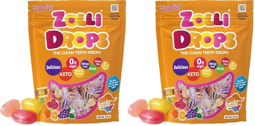 Miniatura 18 de Zollipops Clean Teeth Pops - Caramelos sin azúcar con xilitol, paletas sin colorantes, aptos para dieta keto y diabética, golosinas aprobadas por