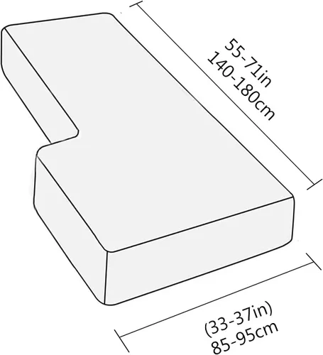 Miniatura 2 de Funda de cojín de terciopelo para sofá en forma de L de 1, 2 y 3 plazas, funda de cojín para sofá individual con parte inferior elástica