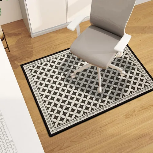 Miniatura 23 de chakme Tapete para silla de oficina para suelo de madera dura, 48 x 36 pulgadas, protector de escritorio de computadora de fácil deslizamiento