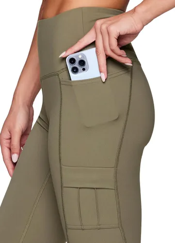 Miniatura 2 de Avalanche Leggings de entrenamiento al aire libre de alto impacto de longitud completa con bolsillo tipo cargo para mujer