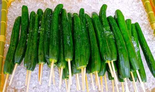 Miniatura 6 de TomorrowSeeds - Semillas de pepino sin eructos de jade de China - Más de 100 unidades - para plantar 2026 Delicioso largo verde oscuro sin amargo