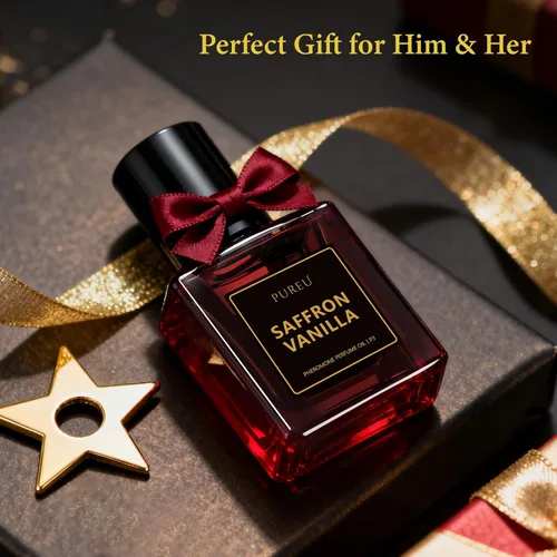 Miniatura 9 de PUREU Perfumes de feromonas para mujer, perfume de vainilla azafrán de larga duración, perfume de feromonas de 0.34 onzas líquidas/0.3 fl oz