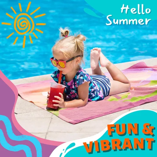 Miniatura 3 de Toallas de playa para niños, toallas de playa para bebés, toalla de playa para niños, toalla de baño para niños, toalla de playa para niñas, toallas