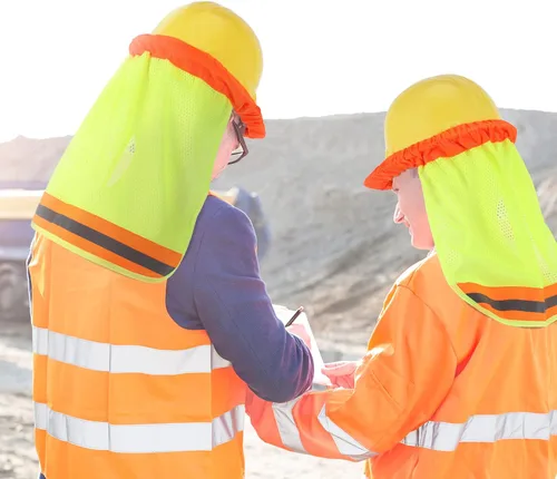 Miniatura 6 de 10 piezas de casco duro para el sol con cierres seguros, casco de construcción, sombrero, sombrero, construcción, sombrero, se adapta a cascos