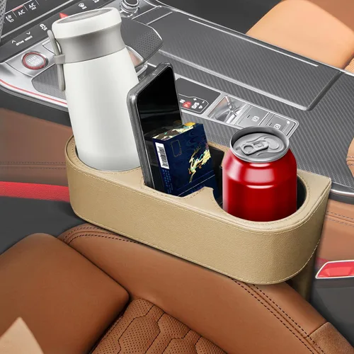 Portavasos para Hueco de Automóvil, Caja de Almacenamiento para Asiento de Automóvil, Soportes Multifuncionales para Bebidas, Organizador de Bebidas