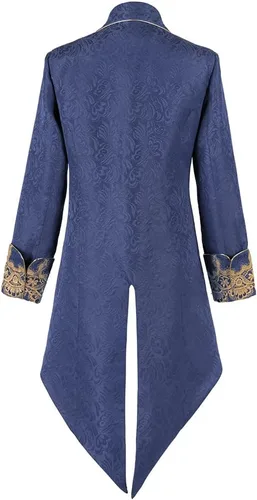 Miniatura 2 de Crubelon Chaqueta medieval steampunk para hombre, estilo gótico, victoriano, uniforme
