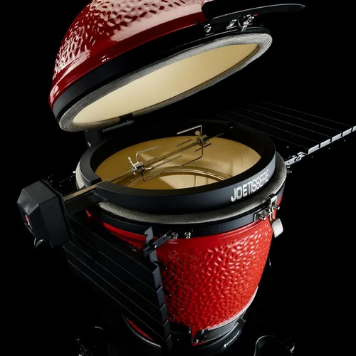 Miniatura 4 de Kamado Joe JoeTisserie Accesorio de rotisería para parrillas Joe Grills Classic de 18 pulgadas con varas de asado de acero inoxidable para hasta 50