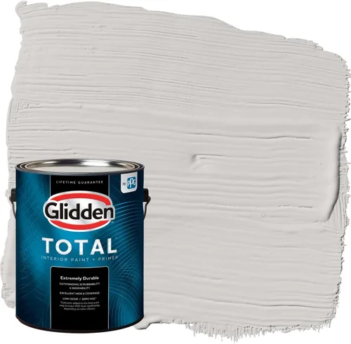 Miniatura 78 de Glidden Pintura Interior + Imprimación: Gris/Plata Antigua, Una Capa, Satinado, 1 Galón