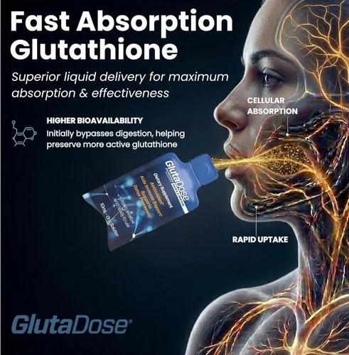 Miniatura 5 de GlutaDose Suplemento líquido de glutatión, L glutatión líquido con acerola y zinc, sabor natural a bayas de limón, fórmula antioxidante sin azúcar