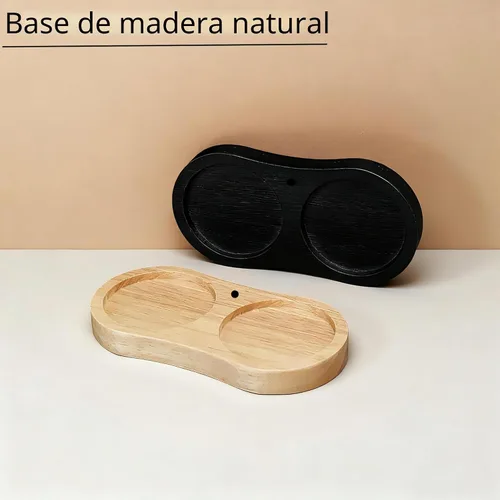 Miniatura 6 de Soporte de incienso de vidrio, soporte para quemador de incienso con almacenamiento, soporte de incienso para colgar boca abajo para palos