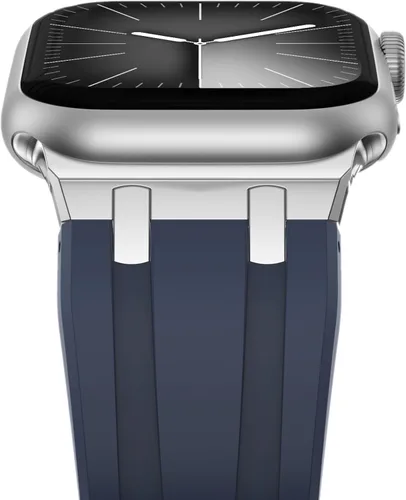 Miniatura 10 de NewWays AP - Correa de lujo para Apple Watch Ultra de 1.929 in 1.811 in 1.772 in 1.732 in 1.654 in 1.614 in 1.575 in 1.496 in para hombres