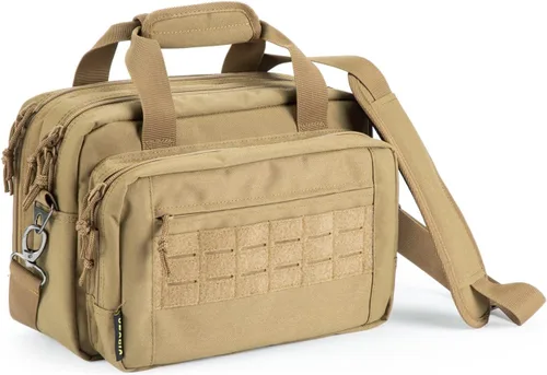 Miniatura 10 de Bolsa para polígono de tiro, estuche para pistola, bolsas para pistolas y munición para pistolas de mano y bolsa de transporte blanda para disparar