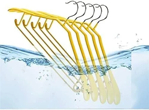 Miniatura 2 de Perchero organizador de ropa, perchas de ropa / perchas para abrigos, 10 perchas de metal antideslizante sin costuras para el hogar para colgar ropa