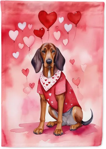 Miniatura 106 de Caroline's Treasures DAC5292CHF - Bandera de Border Collie My Valentine House para porche, grande, con manga para porche, para colgar en la pared