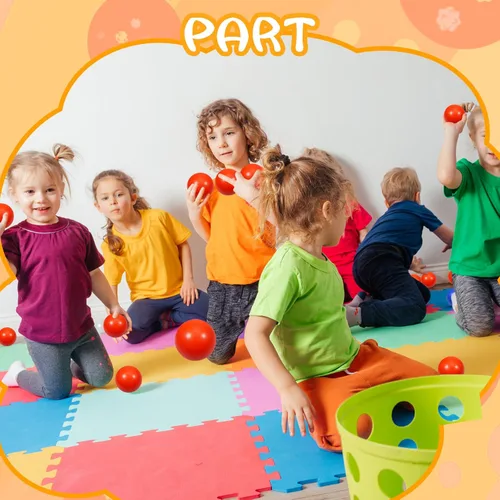 Miniatura 4 de Pelotas de espuma roja para aliviar el estrés para niños y adultos, juguetes sensoriales para aliviar el estrés para autismo, ansiedad, TDAH (rojo)