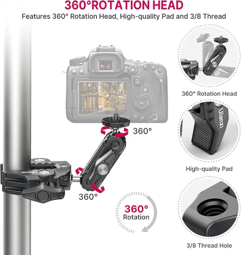 Miniatura 9 de ULANZI U Rig Pro Smartphone Video Rig + Soporte de abrazadera para cámara ULANZI R094