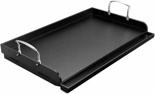 Miniatura 25 de Uniflasy Plancha Parrilla Reversible de Hierro Fundido para Estufa 16 7/8" Sartén Plancha Plana, Placa de Plancha Parrilla de Hierro Fundido