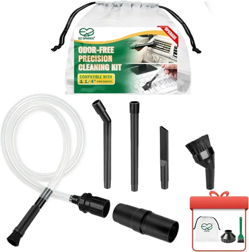 Miniatura 9 de EZ SPARES Kit de fijación para hendiduras, compatible con aspiradora de 1-1/4 pulgadas, micro herramientas de limpieza para teclado, grietas