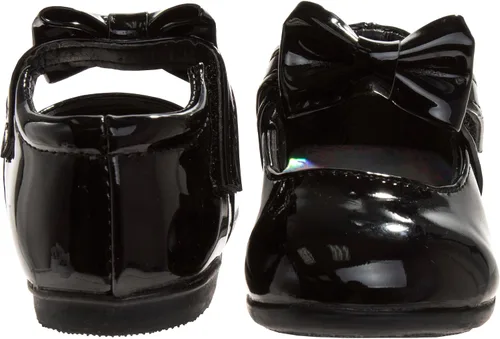 Miniatura 4 de Josmo Zapatos para caminar para bebés Zapatos planos Mary Jane para niños y niñas, zapatos de vestir formales, mocasines para caminar, cuna, lazo