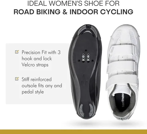Miniatura 5 de Tommaso Pista - Tenis para bicicleta de carretera para mujer, compatible con Dual Cleat