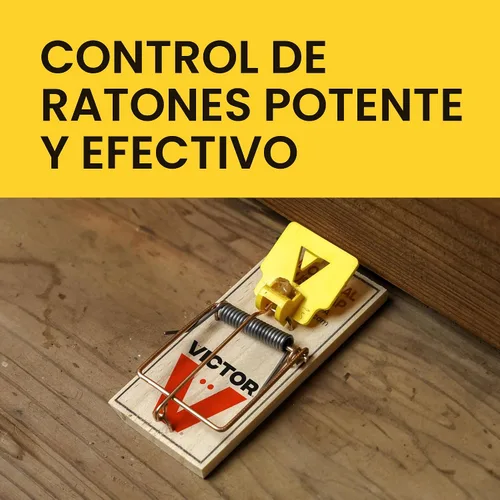 Miniatura 2 de Trampas para ratones Victor M035-12, pedal de plástico, madera FSC de origen sostenible, trampas para ratones de madera, paquete de 12