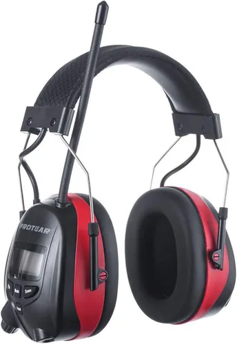Miniatura 13 de Bluetooth 5.4 AM/FM Radio Hearing Protection Earmuff, 25dB NRR Rechargeable for Mowing, Construction, Chainsaw