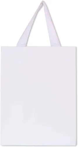 Miniatura 11 de 12 bolsas cuadradas de 9 x 7.9 x 9 pulgadas (7) bolsas de regalo cuadradas de tamaño mediano, blancas de fondo ancho, bolsas de papel resistentes