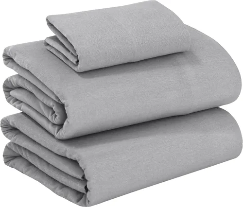 Miniatura 30 de RUVANTI Juego de sábanas de franela 100% algodón tamaño matrimonial - 4 piezas, cálidas, suaves y transpirables, con bolsillo profundo, ropa de cama