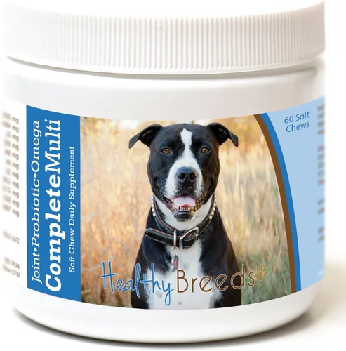 Miniatura 147 de Healthy Breeds Pug todo en uno multivitamínico suave masticable 60