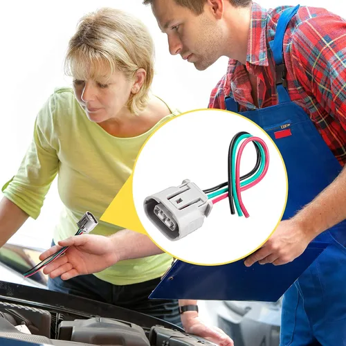 Miniatura 7 de PAGOW Arnés de regulador de alternador de 3 cables, conector de coleta de alternador de repuesto para Infiniti EX35 G35, Nissan 350Z Maxima Rogue