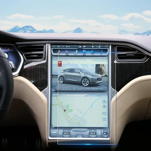 Miniatura 15 de Protector de pantalla brillante para Tesla Model Y 2026 Juniper Premium/Performance (más claro y suave), protector de pantalla de vidrio templado