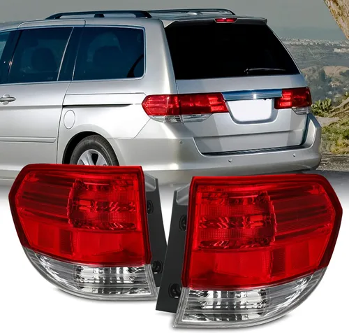 Miniatura 7 de AKKON - Compatible con 2008 2009 2010 Honda Odyssey Minivan 08-10 estilo OE luz trasera exterior luz trasera roja transparente lado izquierdo