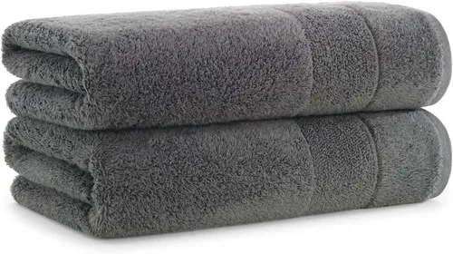 Miniatura 14 de Aston & Arden Aegean - Toallas de baño de felpa sólidas, paquete de 2, 100% algodón turco, 600 GSM, toallas de baño de gran tamaño para spa o hotel