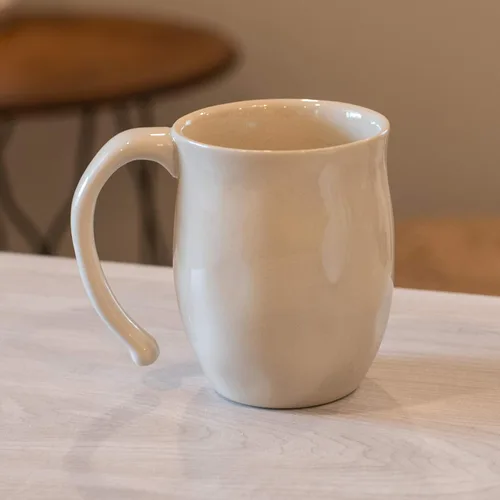 Miniatura 6 de DEMDACO Taza de café de cerámica de gres Mom Heart Cream inspiracional de 16 onzas