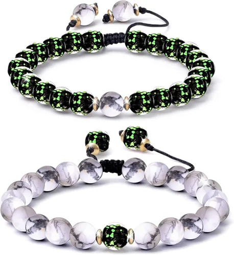 Miniatura 9 de Pulseras de novio y novia para parejas, promesa de Pinky Promise, lindo corazón a juego, novio, novia, aniversario, joyería de cristal, regalo