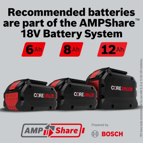 Miniatura 9 de BOSCH GKS18V-26LN PROFACTOR™ 18V 7-1/4 In. Hoja izquierda Sierra circular (herramienta desnuda)