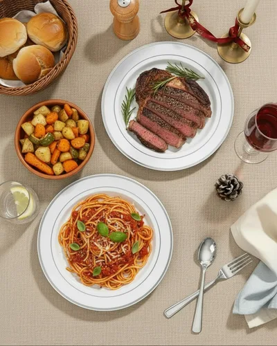 Miniatura 4 de bUCLA 100 platos de plástico plateados, platos desechables de borde plateado de 10.25 pulgadas, ideales para bodas, fiestas